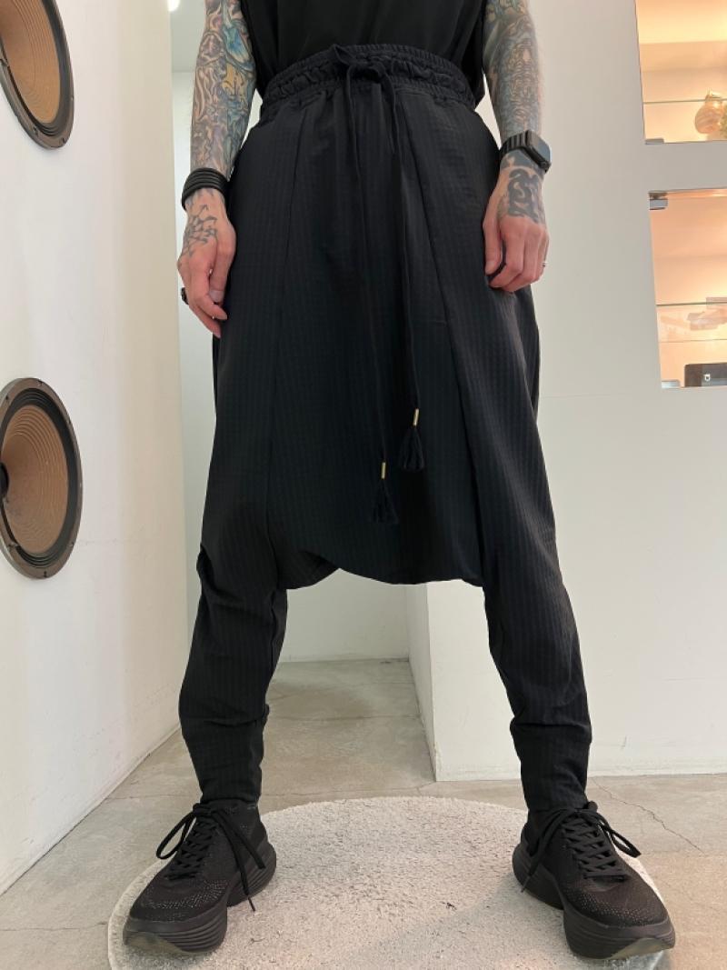 prasthana / STORM FLEECE LOW CROTCH PANTS 