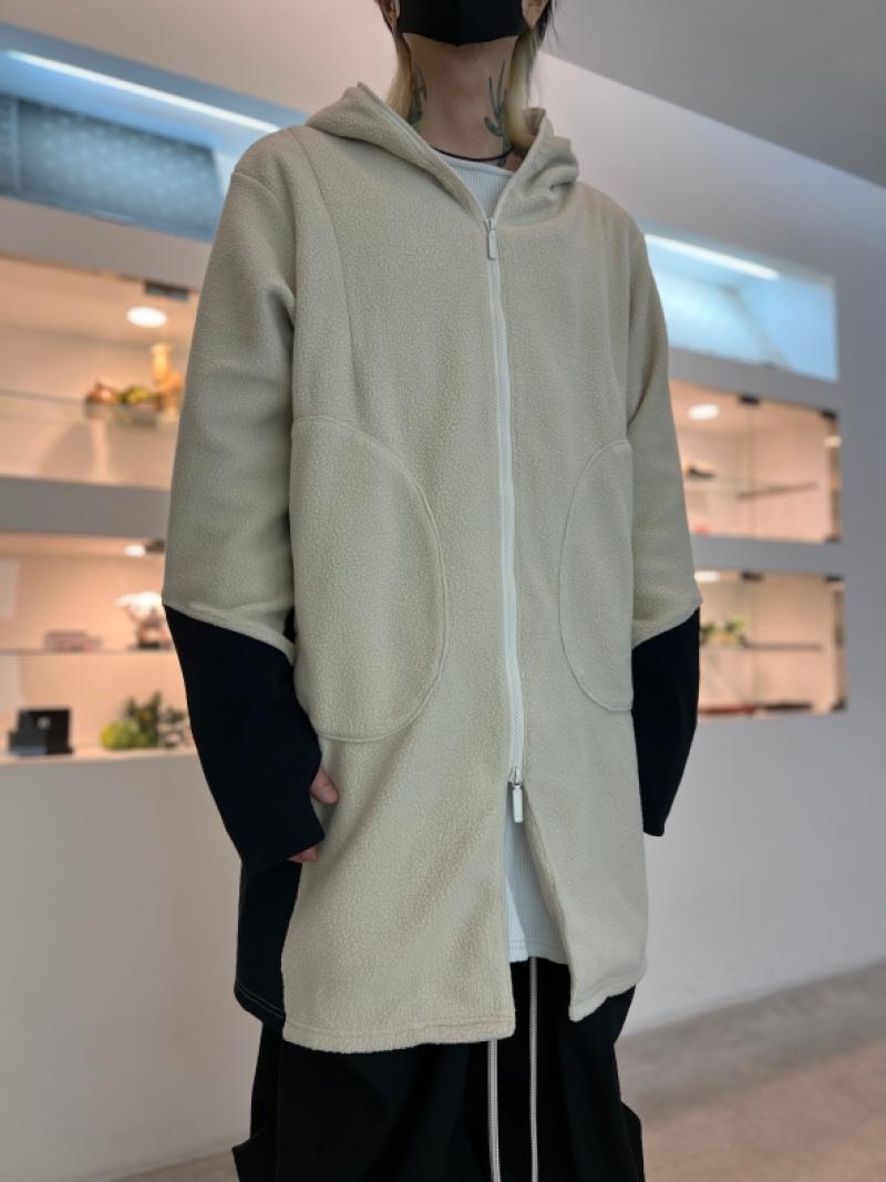 prasthana / MIL FLEECE LONG PARKA 