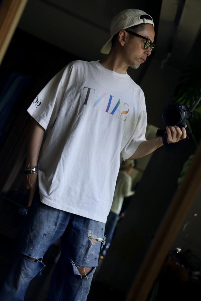 ©SAINT Mߡߡߡߡߡ ȥޥ24AW RAINBOW SAINT SS TEE(SM-YS1-0000-007)WHITE