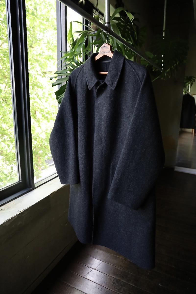 A.PRESSE ץå Cashmere Melton Long Coat(24AAP-01-11H)CHARCOAL105()ȯ! 