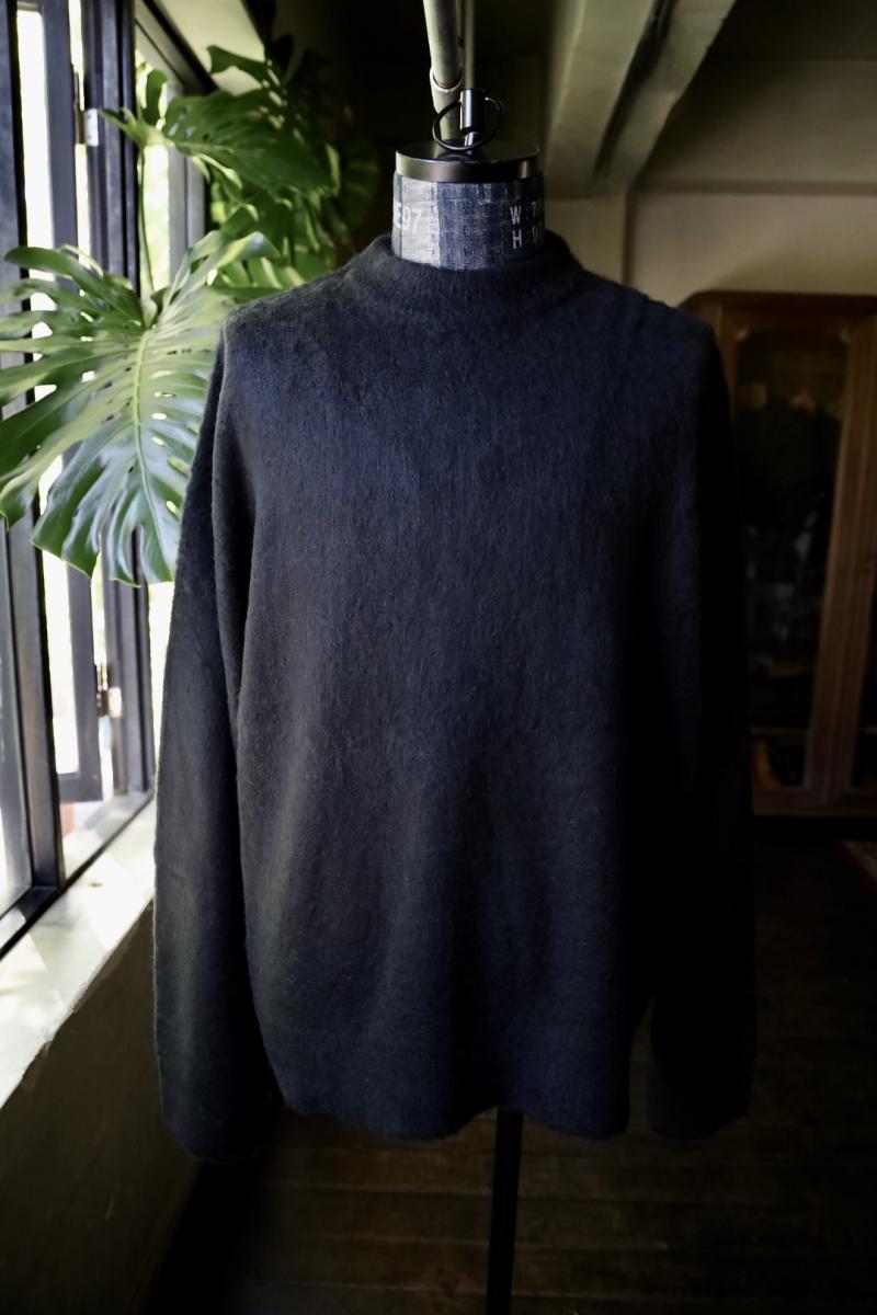 ©SAINT Mߡߡߡߡߡ ȥޥ24AW CLEAN MOHAIR CR KNIT(SM-YS1-0000-056)BLACK1012()ȯ!