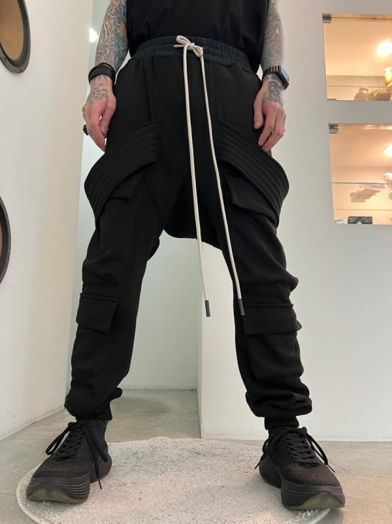 A.F ARTEFACT / Bomber Heat Belt Cargo Sarouel Pants