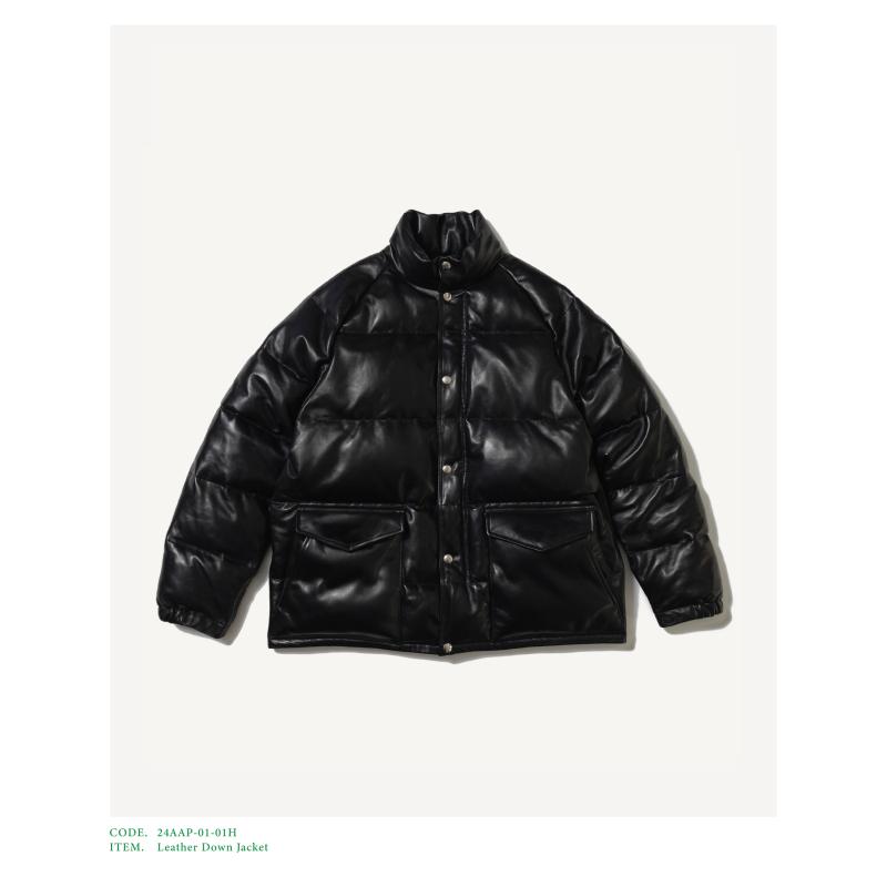 A.PRESSE ץå Leather Down Jacket(24AAP-01-01H)BLACK119()ȯ!