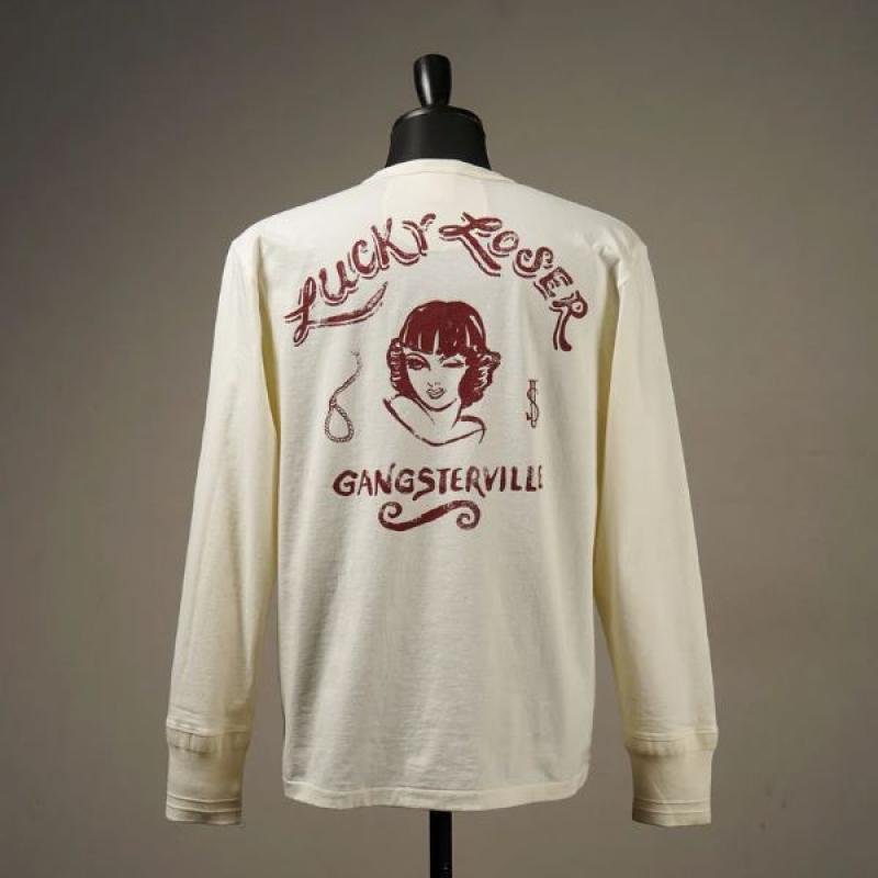 GANGSTERVILLE(󥰥)LUCKY LOSER-L/S HENRY T-SHIRTS