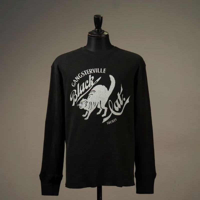 GANGSTERVILLE(󥰥)BLACK CAT SOCIETY-L/S T-SHIRTS