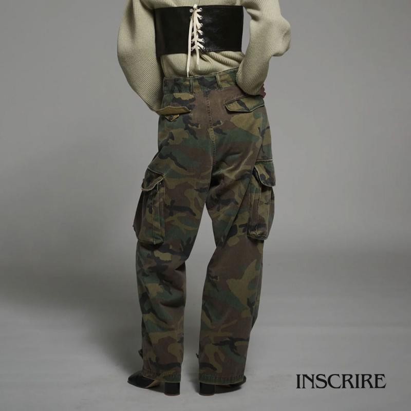 INSCRIRE ​/ ƥ Cargo Pants CAMOUFLAGE(IC242DAIPT153B)