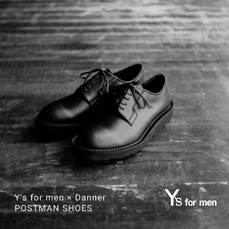 Y's for men x Danner POSTMAN SHOES(MP-E10-765-1)BLACK 