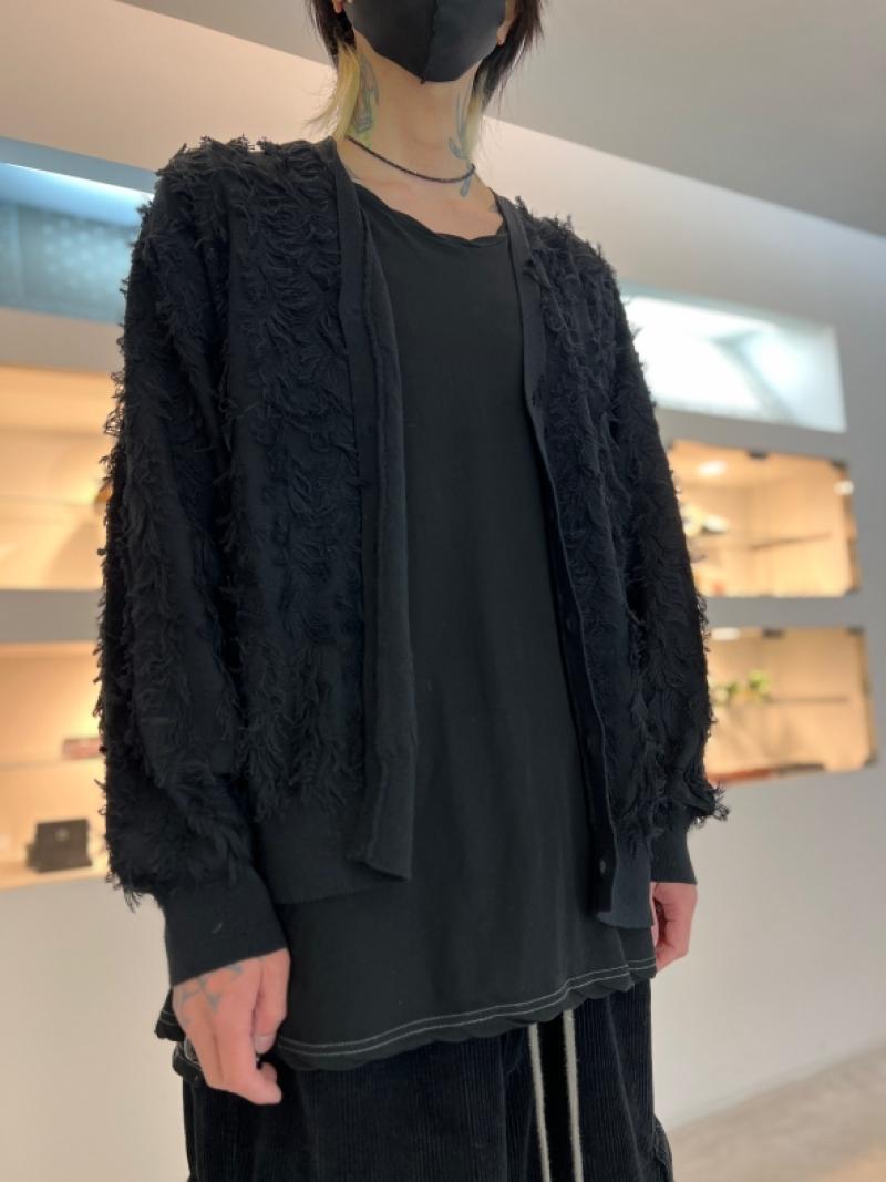 LAD MUSICIAN 25SS 🚩HIGH GAUGE FRINGE KNIT CARDIGAN