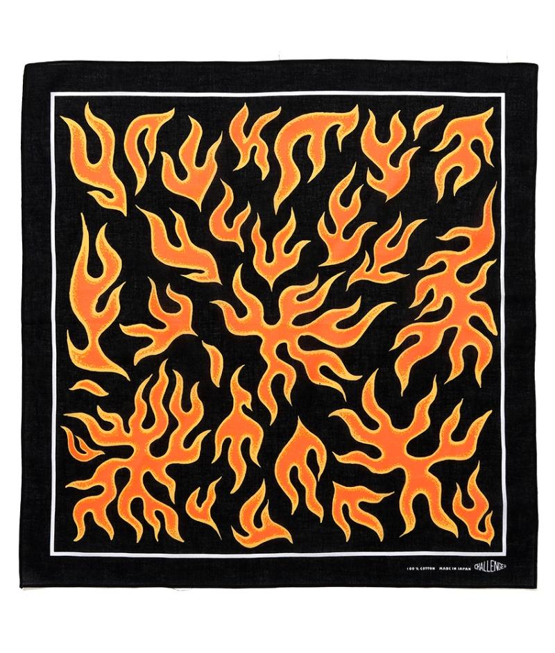 CHALLENGER/󥸥㡼 FIRE BANDANA/ե䡼Х ǥʡեåǥץȤХʡ 褯٤ʳϥɥɥ󥰤Ƥ뤳Ȥʬޤ